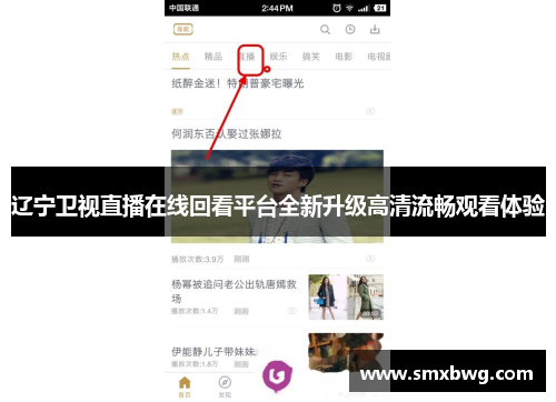 辽宁卫视直播在线回看平台全新升级高清流畅观看体验